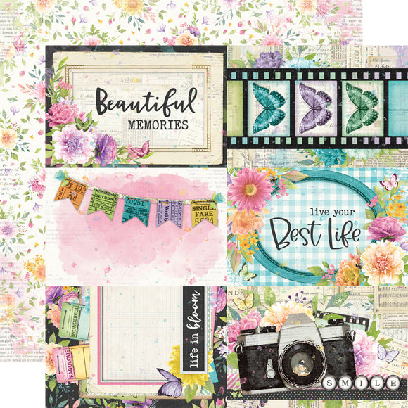 Simple Stories Cut-Outs - Simple Vintage - Life In Bloom - 4x6  Elements