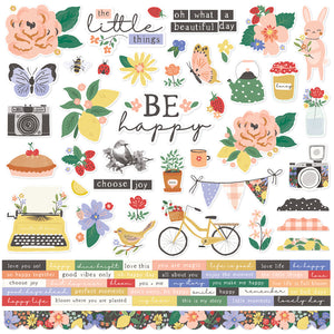 Simple Stories 12x12 Cardstock Stickers - The Little Things