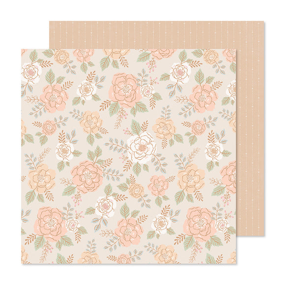 Crate Paper Papers - Gingham Garden - Fresh Air - 2 Sheets