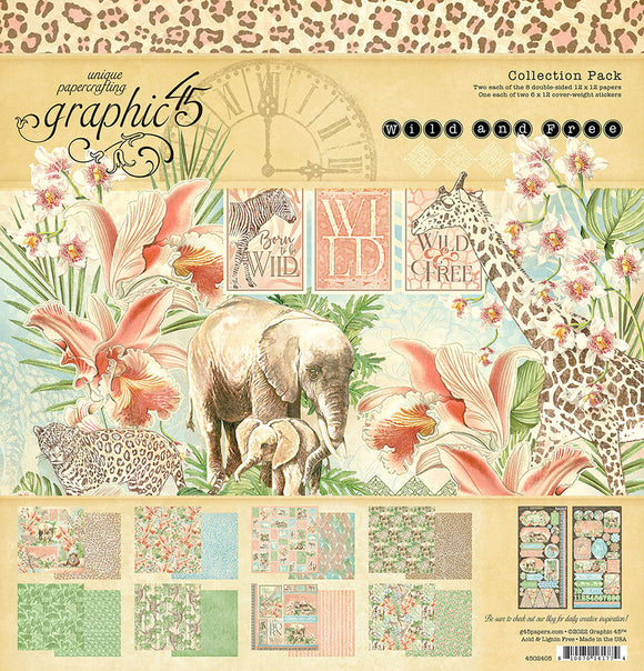 Graphic 45 Collection Kit - Wild and Free