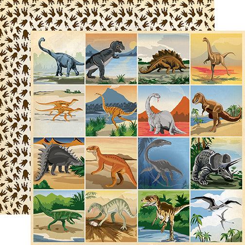 Carta Bella Cut-Outs - Dinosaurs - 3x3 Journaling Cards