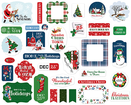Carta Bella Cut-Outs - White Christmas - Present Tags – Scrapbooking for  Less