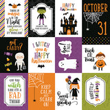 Echo Park Cut-Outs - Halloween Magic - 3x4 Journaling Cards