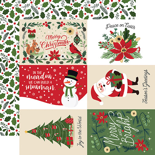 Echo Park Cut-Outs - The Magic of Christmas - 6x4 Journaling Cards
