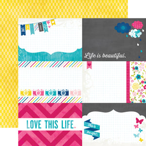 Echo Park Cut-Outs - Here & Now - 4x6 Journaling Cards