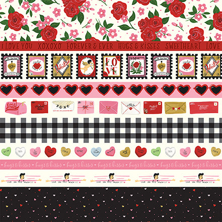 Echo Park Cut-Outs - Be My Valentine - Border Strips – Scrapbooking for Less
