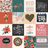 Echo Park Cut-Outs - Coffee - 3x3 Horizontal Journaling Cards