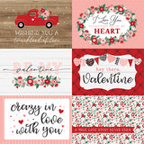 Echo Park Cut-Outs - Hello Valentine - 6x4 Horizontal Journaling Cards