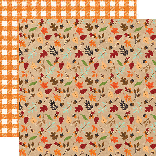 Echo Park Papers - My Favorite Fall - Fall Breeze - 2 Sheets