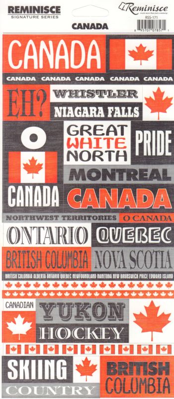 Reminisce Stickers - Canada - Phrases