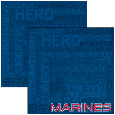 Reminisce Papers - Signature Series - Marines - Marines - 2 Sheets