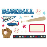 Simple Stories Die Cuts - Page Pieces - Sports - Baseball