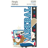 Simple Stories Die Cuts - Page Pieces - Sports - Baseball