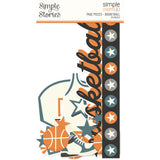 Simple Stories Die Cuts - Page Pieces - Sports - Basketball