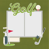 Simple Stories Die Cuts - Page Pieces - Sports - Golf