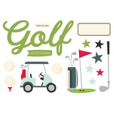 Simple Stories Die Cuts - Page Pieces - Sports - Golf