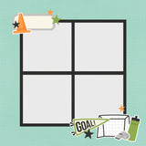 Simple Stories Die Cuts - Page Pieces - Sports - Soccer