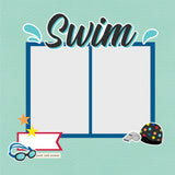 Simple Stories Die Cuts - Page Pieces - Sports - Swim