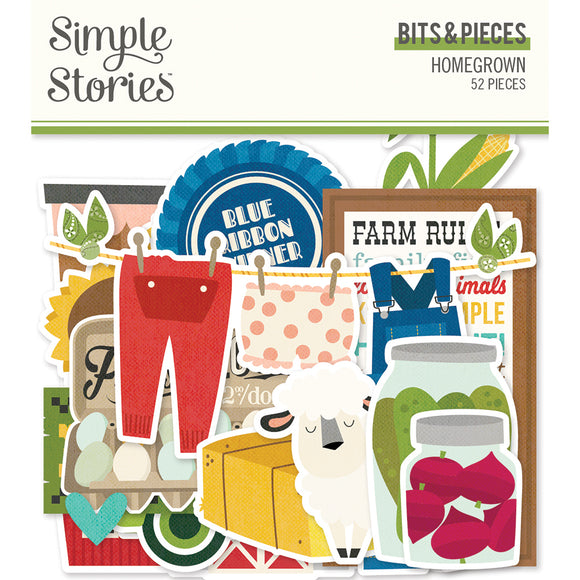 Simple Stories Ephemera - Homegrown - Icons