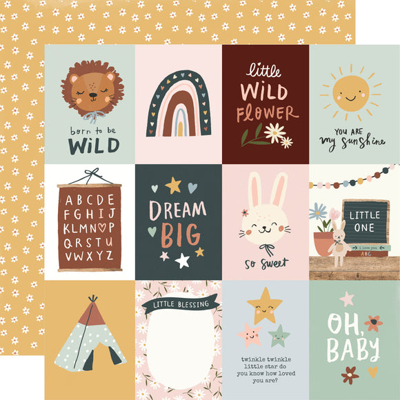 Simple Stories Cut-Outs - Boho Baby - 3x4 Elements