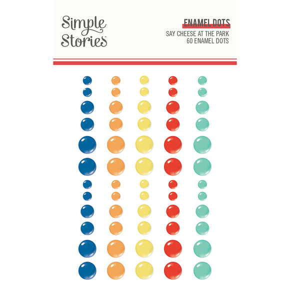 Simple Stories Enamel Dots - Say Cheese - At the Park