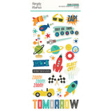 Simple Stories Foam Stickers - Say Cheese - Tomorrow At the Park