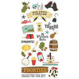 Simple Stories Foam Stickers - Say Cheese - Frontier At the Park