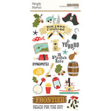 Simple Stories Foam Stickers - Say Cheese - Frontier At the Park