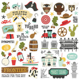 Simple Stories Foam Stickers - Say Cheese - Frontier At the Park