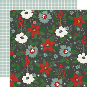 Simple Stories Papers - Hearth & Holiday - Mistletoe Magic - 2 Sheets