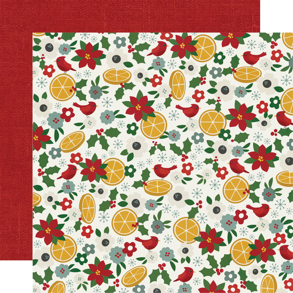 Simple Stories Papers - Hearth & Holiday - Spreading Cheer - 2 Sheets
