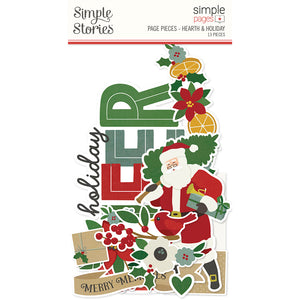 Simple Stories Die Cuts - Page Pieces - Hearth & Holiday