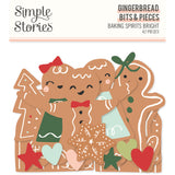 Simple Stories Bits & Pieces - Baking Spirits Bright - Gingerbread