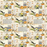 Simple Stories Papers - Simple Vintage - Oct 31st - All Hallow's Eve - 2 Sheets