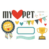 Simple Stories Die Cuts - Page Pieces - Pet Shoppe - Pets