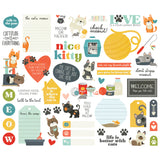Simple Stories Bits & Pieces - Pet Shoppe - Cat - Icons