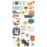 Simple Stories Foam Stickers - Pet Shoppe - Cat