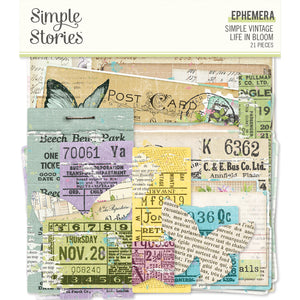 Simple Stories Ephemera - Simple Vintage - Life In Bloom