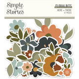 Simple Stories Bits & Pieces - Here + There - Floral Bits
