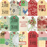 Simple Stories Cut-Outs - Simple Vintage - Berry Fields - Tag Elements