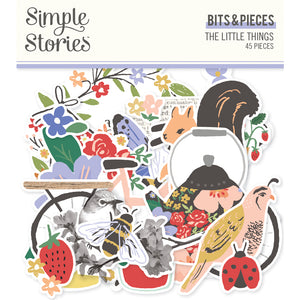 Simple Stories Die Cuts - Bits & Pieces - The Little Things - Icons