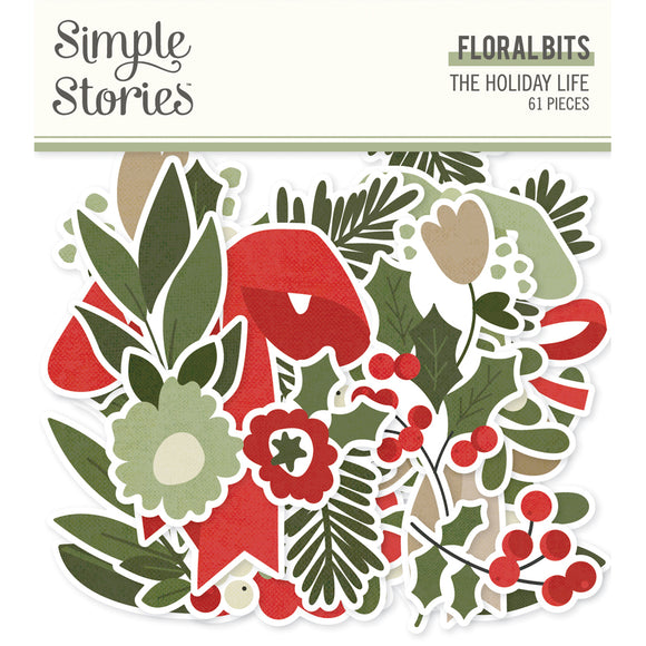 Simple Stories Bits & Pieces - The Holiday Life - Floral