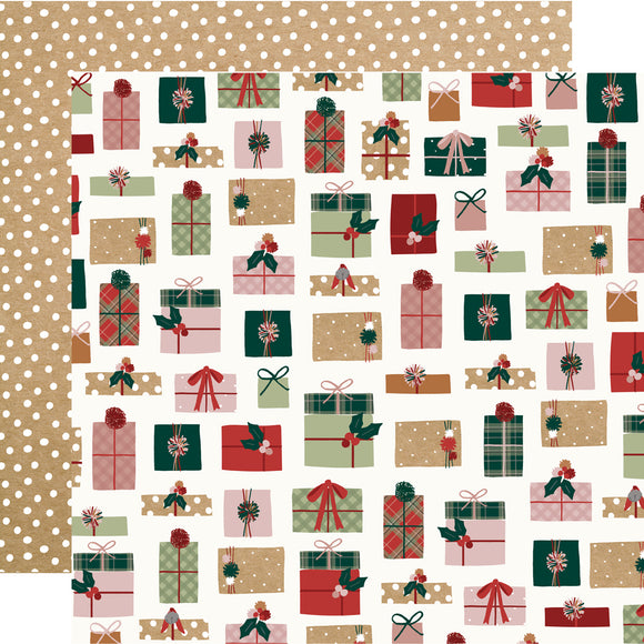 Simple Stories Papers - Boho Christmas - Better Not Pout - 2 Sheets