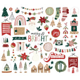 Simple Stories Bits & Pieces - Boho Christmas - Icons