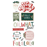 Simple Stories Foam Stickers - Boho Christmas