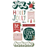 Simple Stories Foam Stickers - Boho Christmas