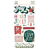 Simple Stories Foam Stickers - Boho Christmas