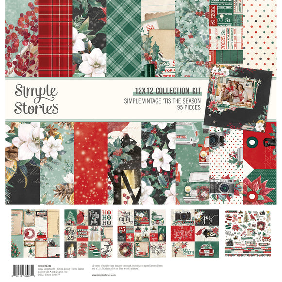 Simple Stories Collection Kit - Simple Vintage - 'Tis the Season