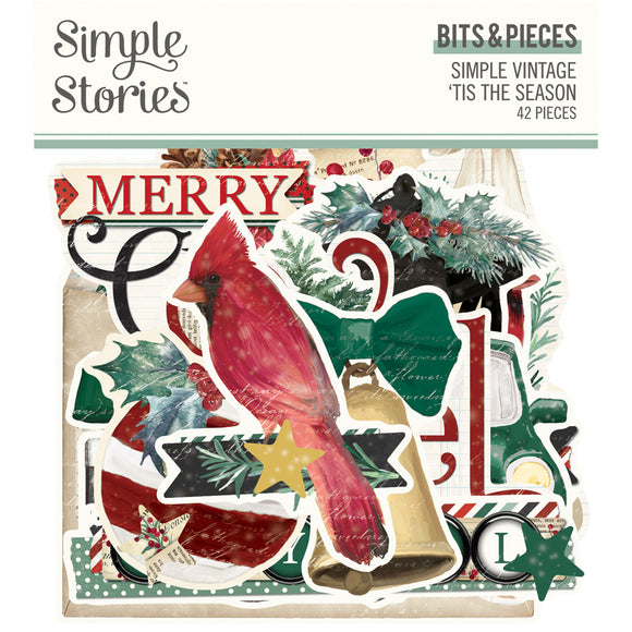 Simple Stories Bits & Pieces - Simple Vintage - 'Tis the Season - Icons