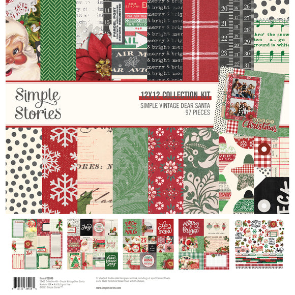 Simple Stories Collection Kit - Simple Vintage - Dear Santa